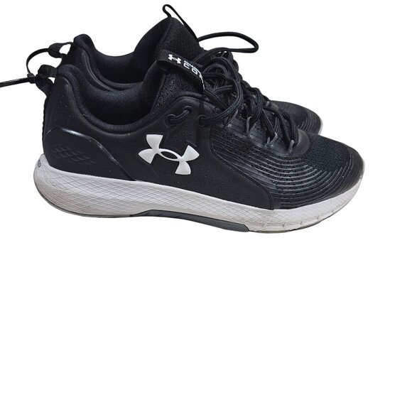 Under Armour Charged Commit 3 Mens Training Shoes Size 12 Black/White Lightweigh - Picture 3 of 7